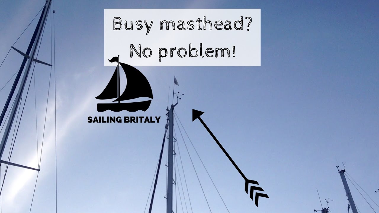 How to Fly a Burgee from a Busy Masthead | ⛵ Sailing Britaly ⛵