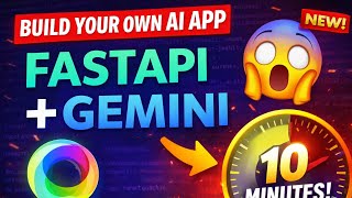 Create Your Own ChatGPT Using FastAPI & Gemini 2.5 Flash #genai #python #coding #website
