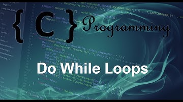 C programming Tutorial – 8 – Do While Loops