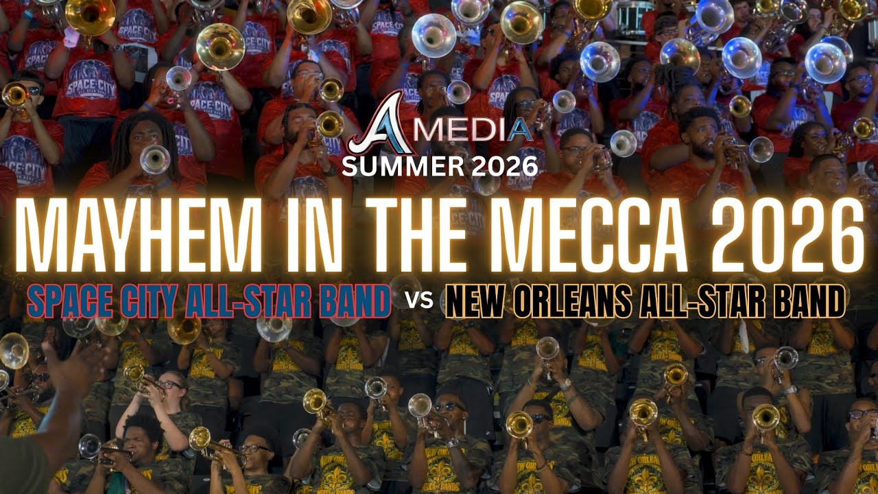 New Orleans All-star Band vs Space City All-Star Band | 2026 Mayhem In The Mecca BOTB | 4K 🔥🎥🎬‼️ thumbnail