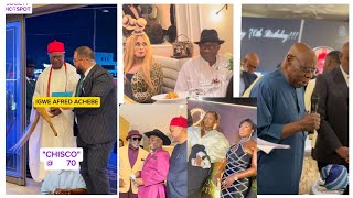 Obasanjo, Goodluck Jonathan, Igwe Achèbe, attend  Chisco Dr. Chidi Anyaegbu's 70th birthday party.