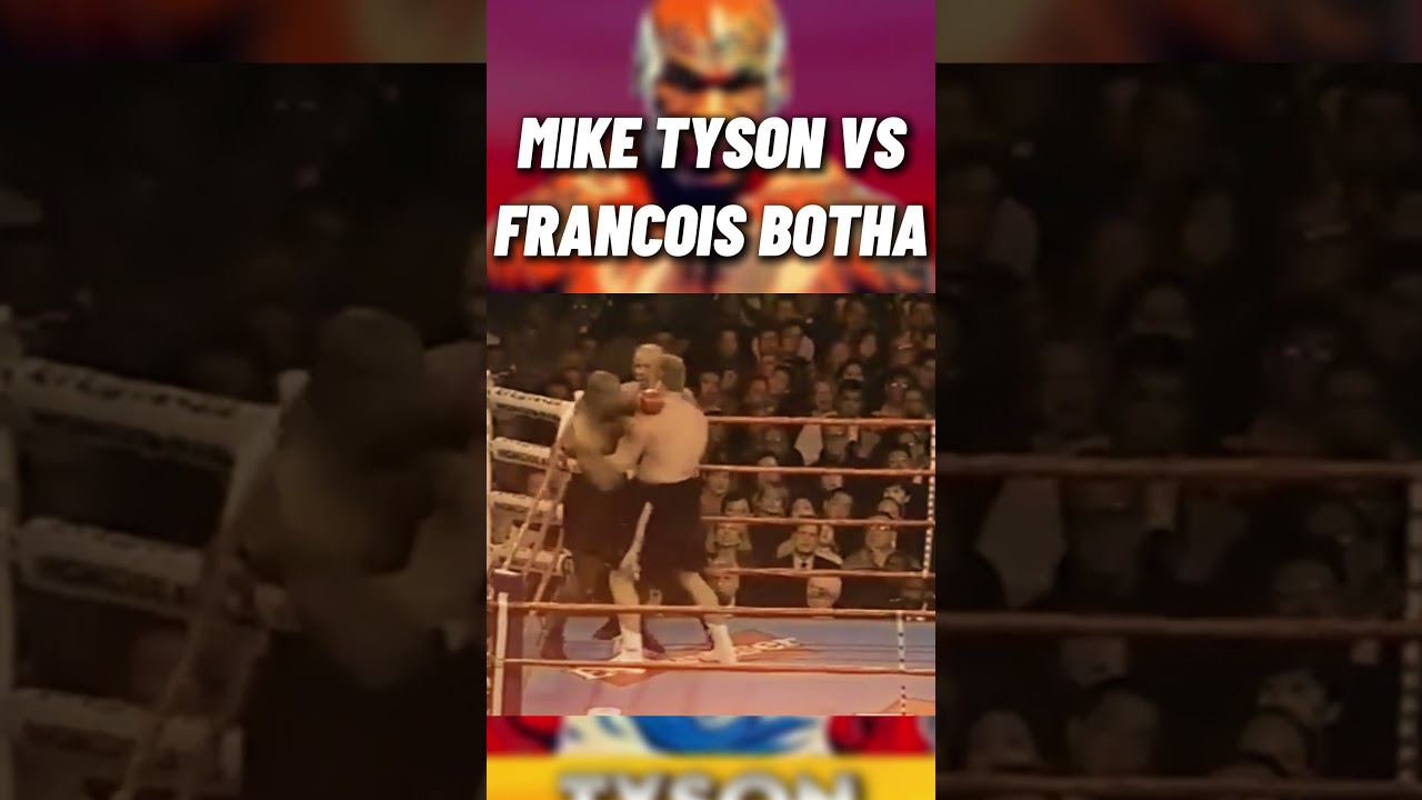 "Mike Tyson vs Francois Botha 🥊 | Savage 5th Round Knockout!"