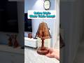 Retro Style Glass Table Lamp 😍! #tablelamp #cutefinds #shorts $