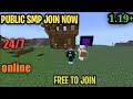 how to join public smp server Java + mcpe 1.19 2023 new server