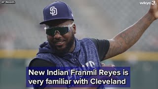New Indians DH Franmil Reyes met his wife in Cleveland