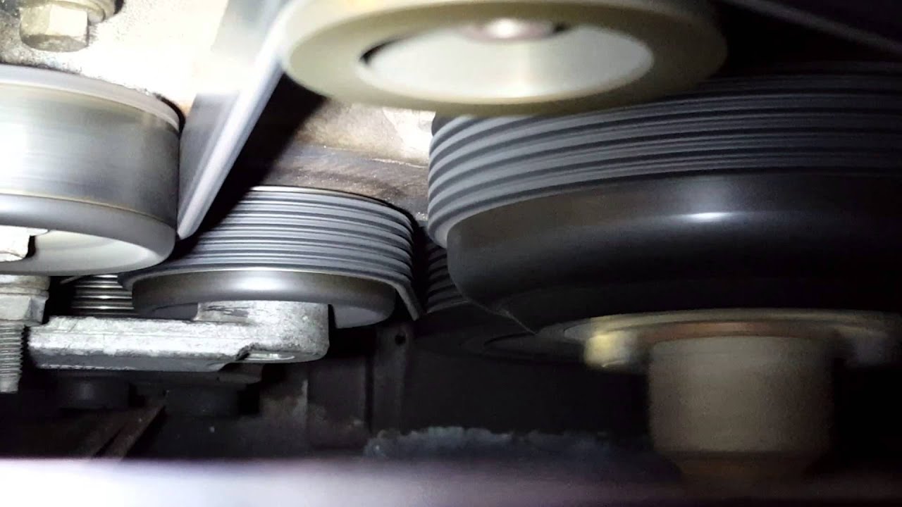 1997 Ford Crown Victoria Belt Tensioner Pulley Wobble YouTube