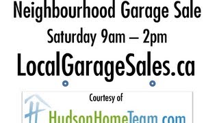 Garage Sale Maps For South Surrey & White Rock