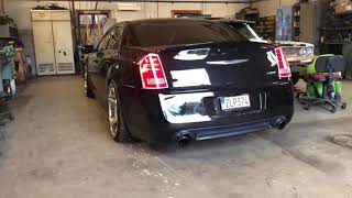 Chrysler 300 SRT8 6.4 Hemi before & after CompCamps Stage 2 install