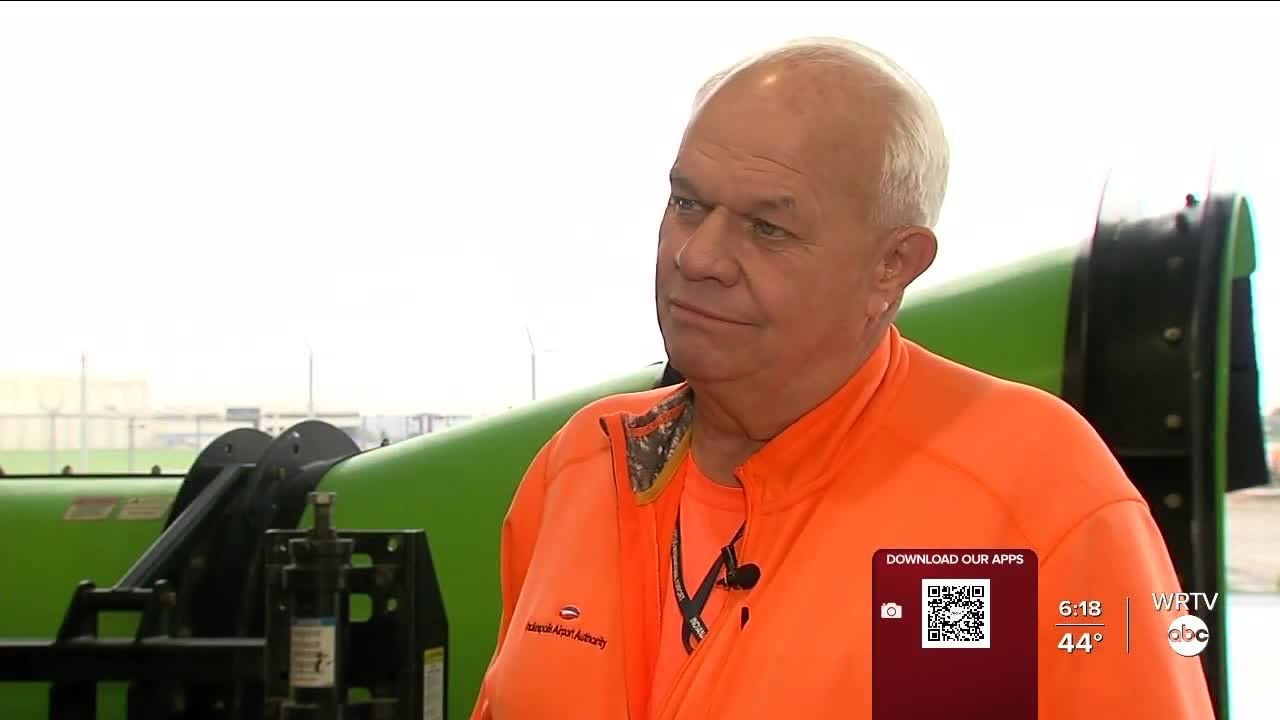 Airport snow removal team helps keep people, packages on the move