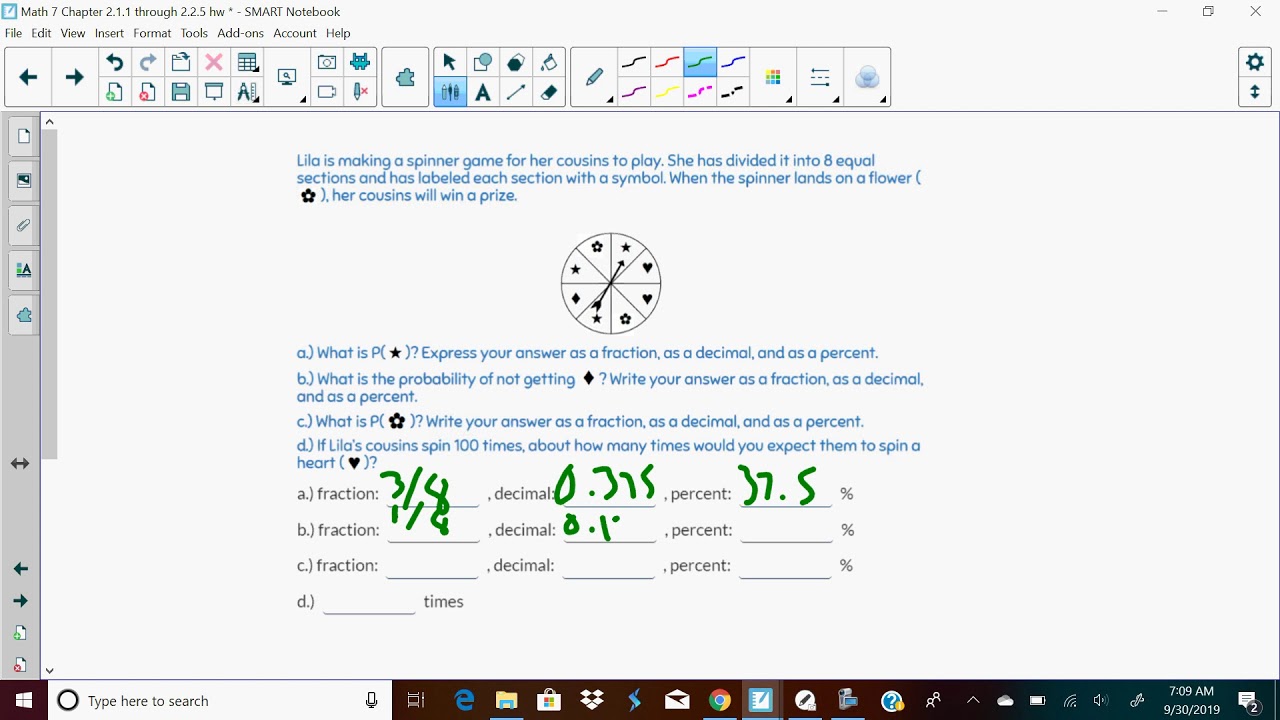 Math 7 2 1 2 Question 4 Lila - YouTube