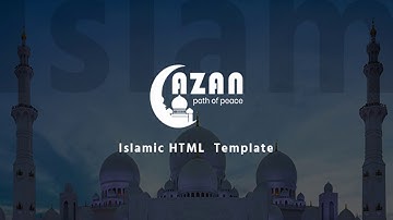 Azan - Islamic Center Responsive HTML Template | Themeforest Website Templates and Themes