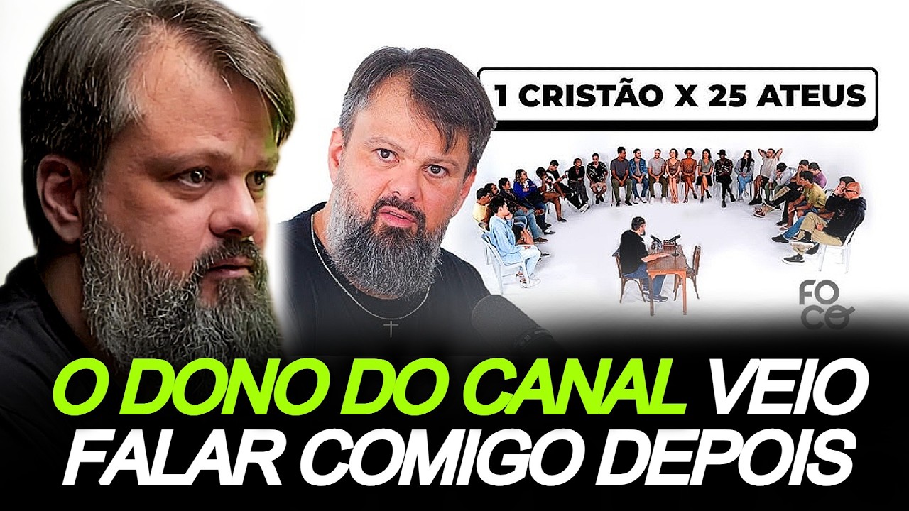 BASTIDORES DE 1 CRISTÃO VS 25 ATEUS - TASSOS LYCURGO | Podcast Jesuscopy