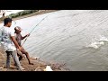 Incredble Big Rohu fishes hunting &amp; Catching by Professional Fisherman|Unbelievable Hook fishing