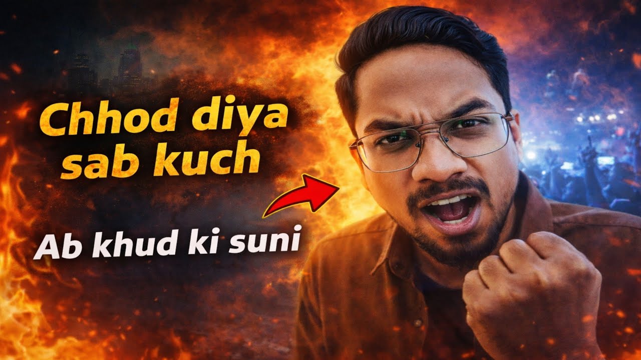 Chhod Diya Sab Kuch | Emotional Motivational Hindi Rap | Heartbreak to Hustle