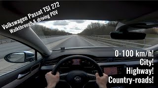 Volkswagen Passat Alltrack GTS 2020 POV - Walkthrough and driving First Person Pov Vw Passat B8 Alltrack Test Drive