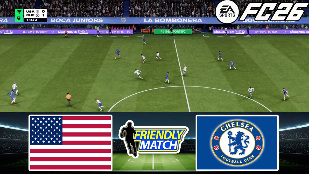 FC 26 - USA W vs Chelsea W 27/01/2026 - Friendly Match - Gameplay PS5
