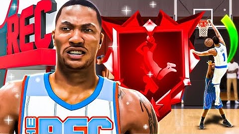 This Rare Derrick Rose Build Is DESTROYING Random Rec Players 💀