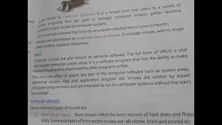 Class -7 Chapter - 10 (Malware   Malicious Software) Computer Part - 1