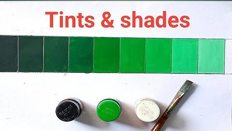 How to make monochromatic colours | acrylic painting tutorial for beginners | tints & shades