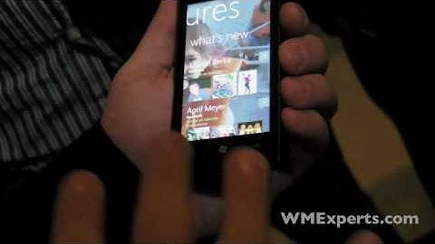 Windows Phone 7 Series demo