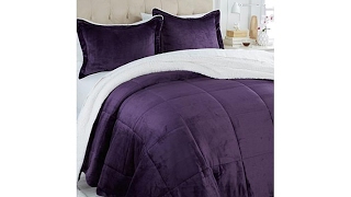 Soft   Cozy Sherpa Comforter Set