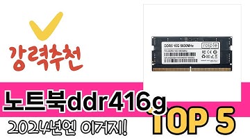 소비자가 선호하는 노트북ddr416g TOP 5 가격, 후기, 구매정보