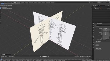 Setup Image Planes in Blender 2.8