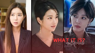 Multifemale kdrama || What It Is - Doechii (amv)