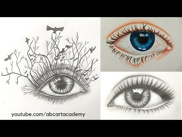 How to Draw Eye - Easy tutorial for Beginners - YouTube