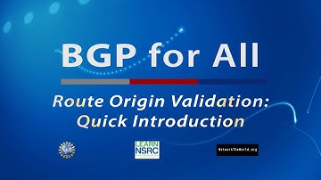 Route Origin Validation: Quick Introduction
