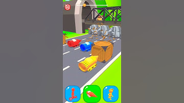 Shape shifting Funny Race Gameplay new hyper casual games #shorts #shortsvideo #shapeshifting