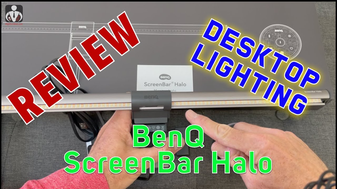 BenQ Screenbar Halo Desktop Lamp is EASY ON THE EYES Short Review - CarPlay  Life