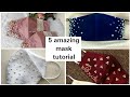 How to make designer face mask at home/DIY designer face mask Face Mask Fashionable Wedding Masks