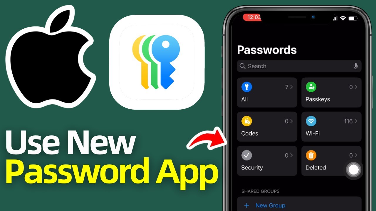 How To Use New Passwords App on iOS 18 - YouTube