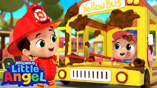 Wheels on the Yellow Bus🚌 | Little Angel And Friends Kid Songs by Little Angel & Friends - Kids Songs with Subtitles 66,078 views 2 days ago 19 minutes