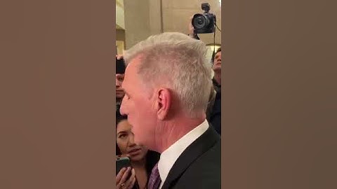 Kevin McCarthy: I Support Steve Scalise For Speaker Of The House