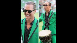 Matthew McConaughey, part owner of Austin FC in MLS, was HYPING up the fans last night @espnfc