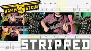 Rammstein - Stripped Guitar Cover Tab