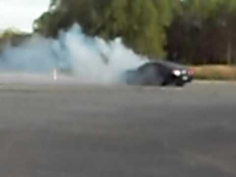 2008 bullitt mustang burn out