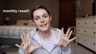 january monthly reset routine!! [cleaning, clothing haul, goal setting]