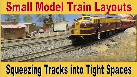 Squeezing Tracks into Tight Spaces on Small Model Train Layouts