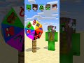 JJ and Mikey - Wheel of Fortune Jumping - Maizen Minecraft Animation #maizen #minecraft #shorts