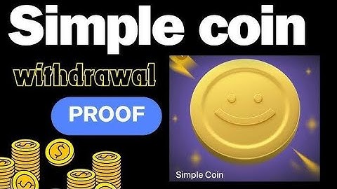 Simple Coin Airdrop | Simple Coin App | Simple Coin TGE | Simple Coin Withdrawal |