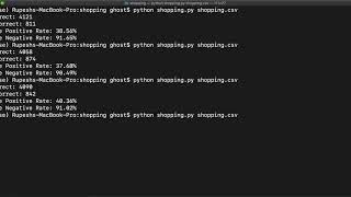 CS50's Introduction to Artificial Intelligence with Python | Week 4: Shopping Demonstration