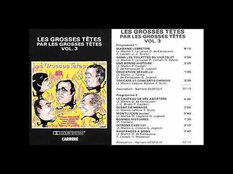 Les Grosses Têtes dans les années 80 (CASSETTE VOL 3)