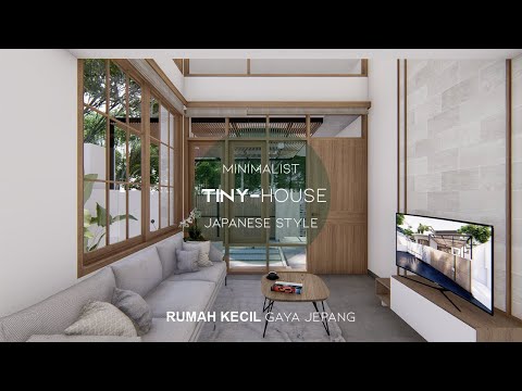 Desain Rumah Gaya Jepang Modern Minimalis // japanese house design
