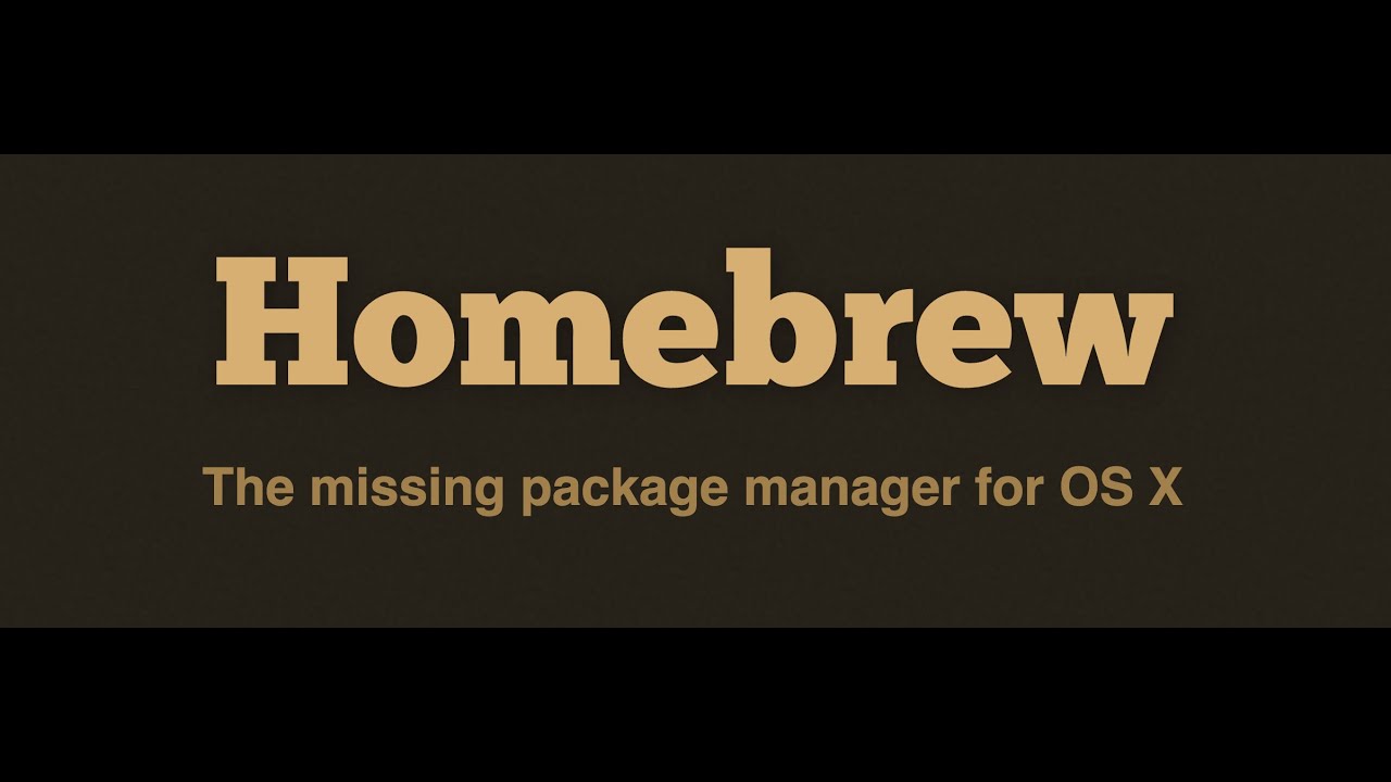 homebrew for mac os x 10.7.5