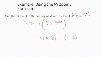 Distance and Midpoint Formulas; Circles