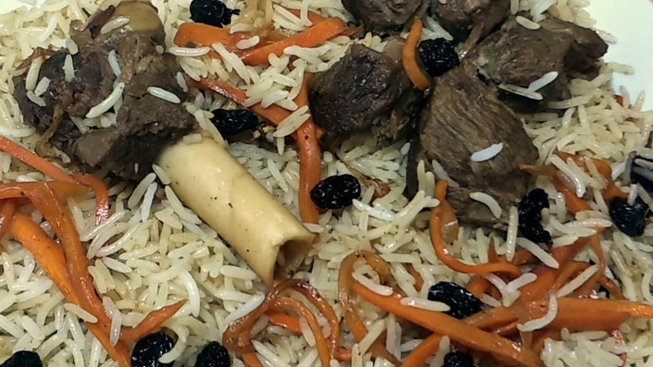 Easy Afghani Kabuli Pulao Recipe | کابلی پلاؤ بنانے کا طریقہ |افغانی پلاؤ | How to make Pulao | Urdu