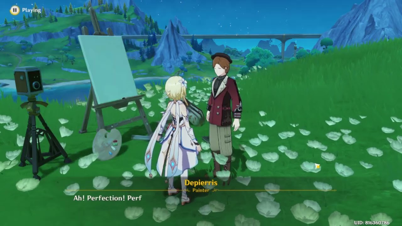 Genshin dailies + sigwinnie story quest P1